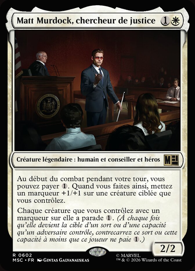 Matt Murdock, chercheur de justice