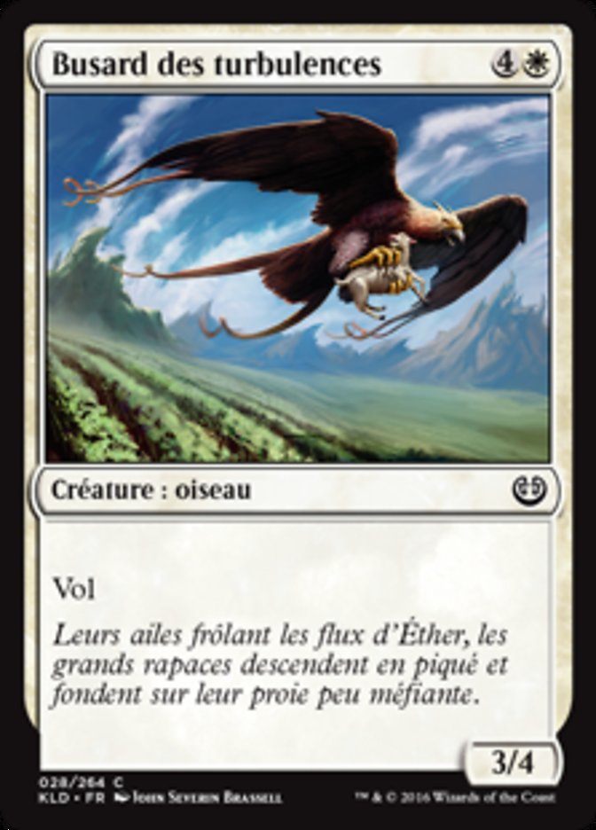 Busard des turbulences