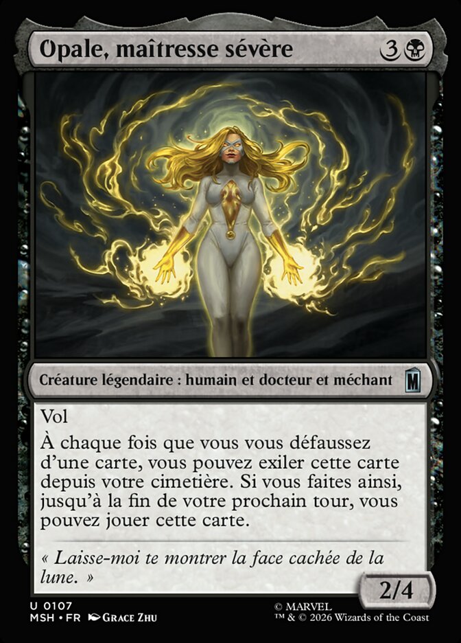 Opale, maîtresse sévère