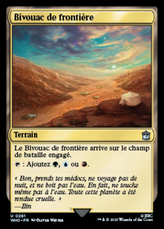 Bivouac de frontière