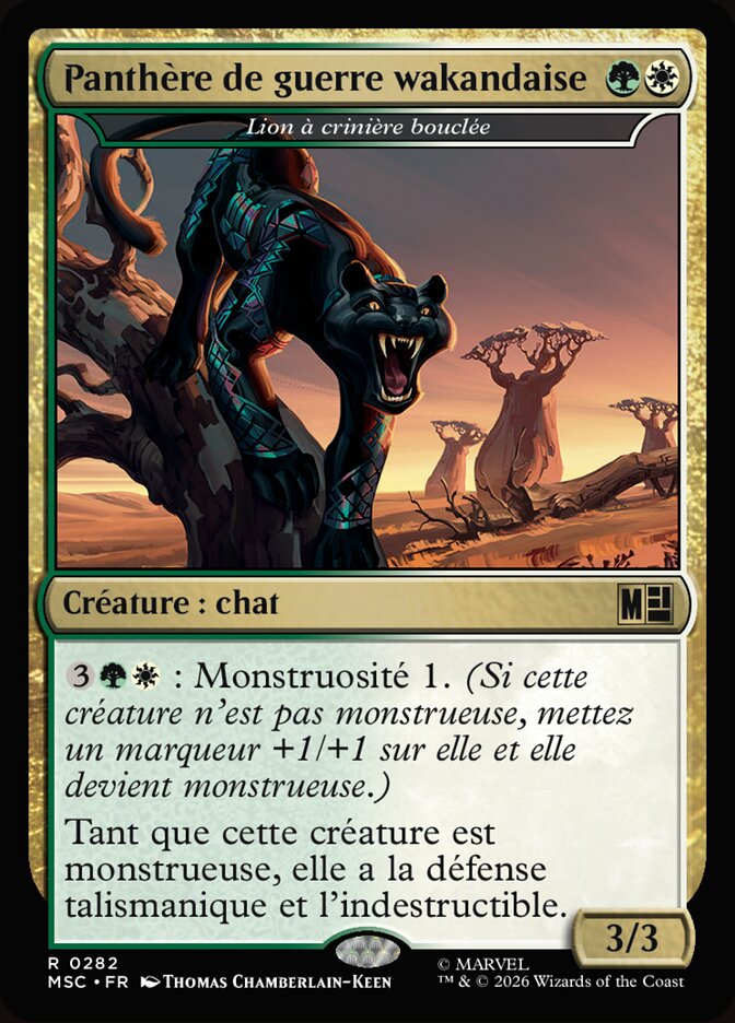 Lion à crinière bouclée