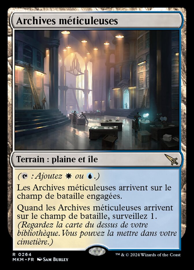Archives méticuleuses