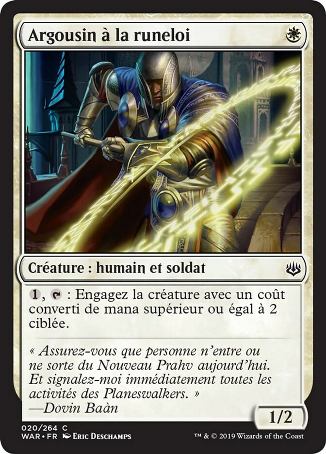 Argousin à la runeloi