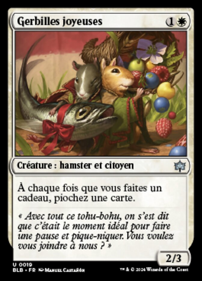 Gerbilles joyeuses