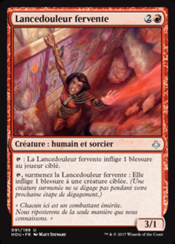 Lancedouleur fervente