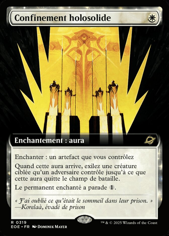 Confinement holosolide