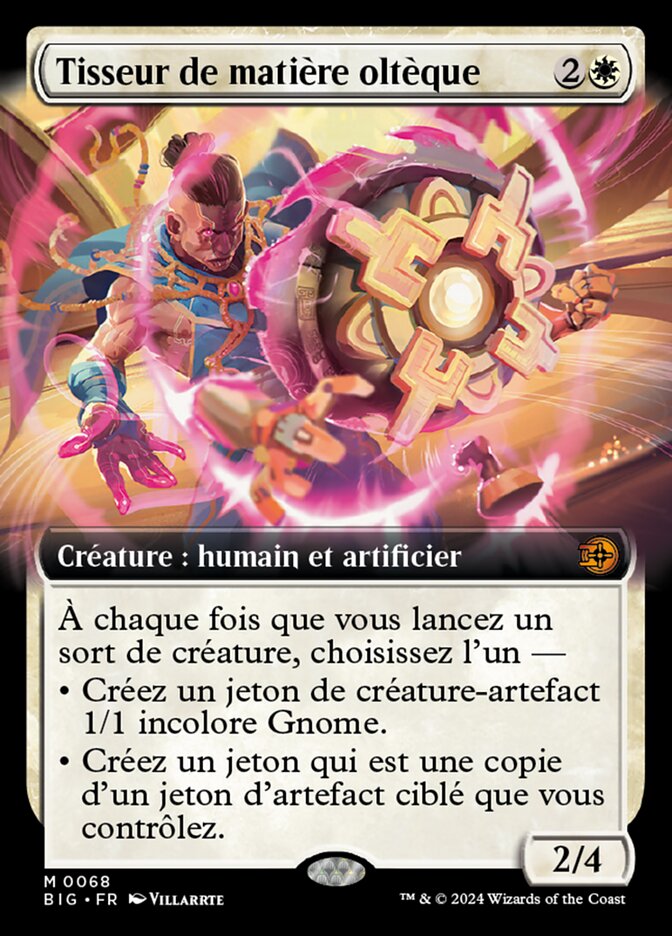 Tisseur de matière oltèque