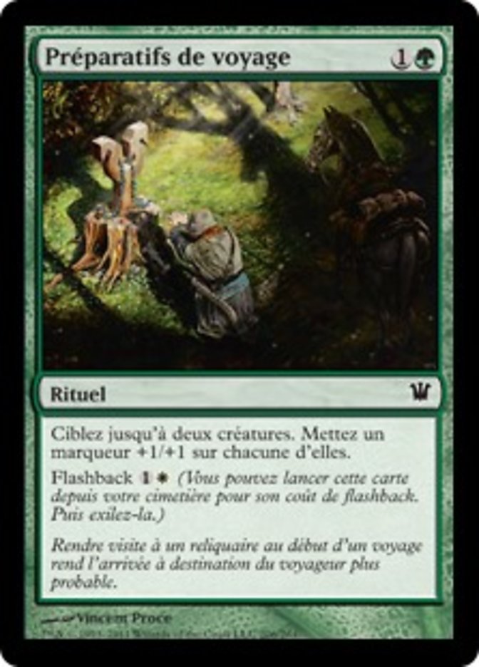 Préparatifs de voyage