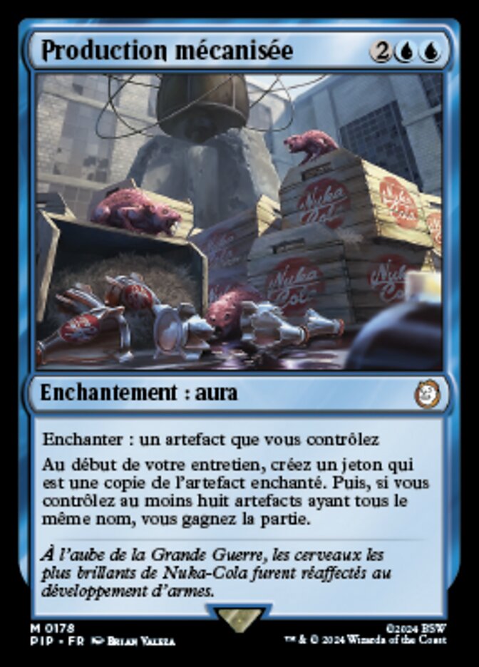 Production mécanisée