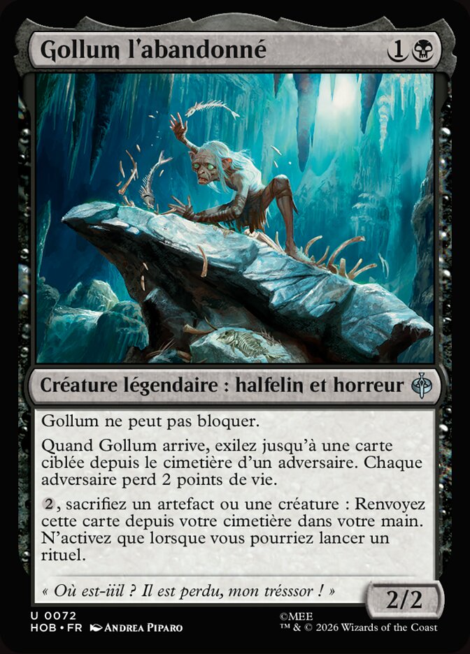 Gollum l'abandonné