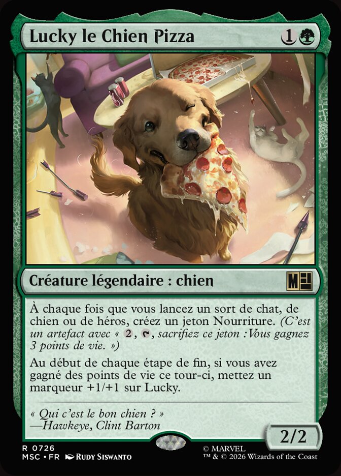 Lucky le Chien Pizza