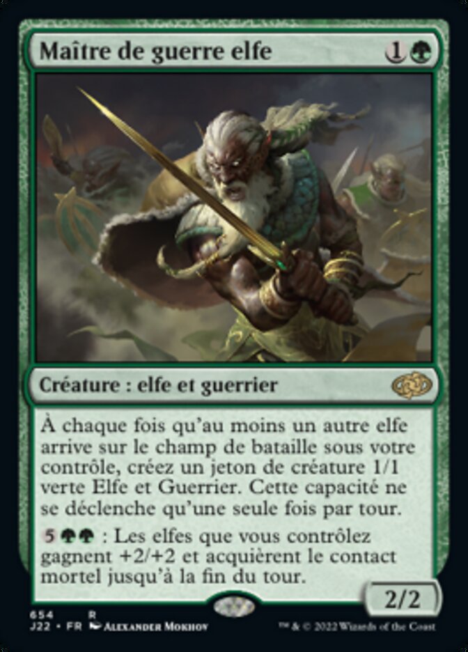 Maître de guerre elfe