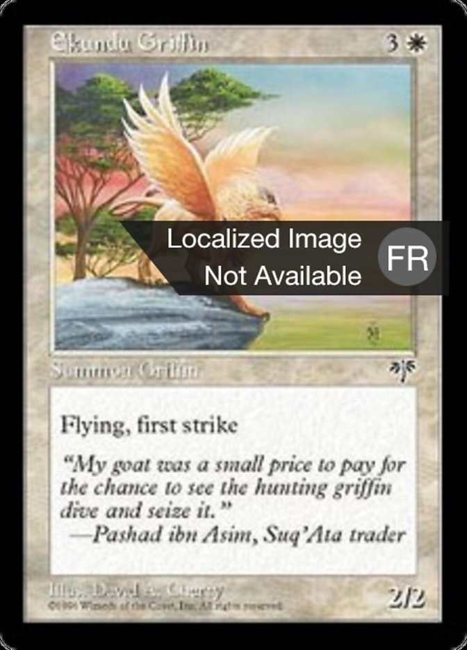 Griffon de l'Ekoundou