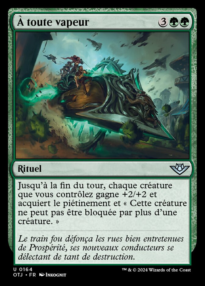 À toute vapeur