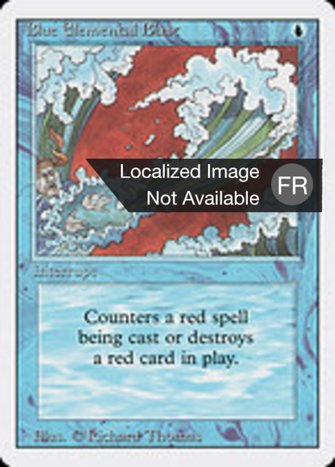 Salve élémentaire bleue