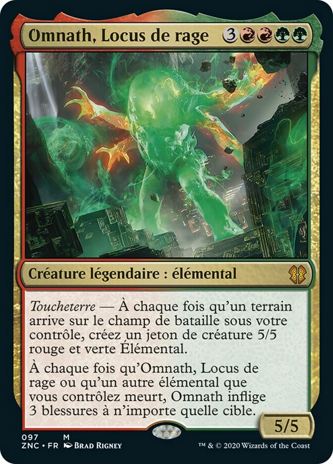 Omnath, Locus de rage