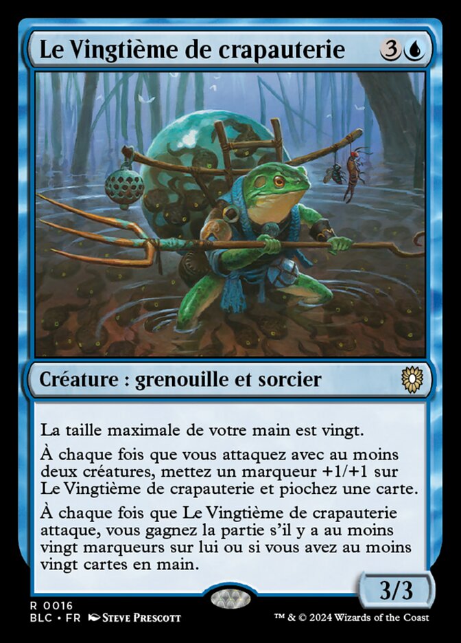 Le Vingtième de crapauterie