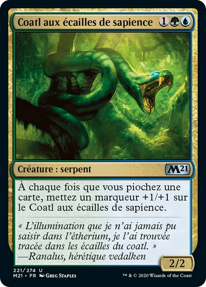 Coatl aux écailles de sapience