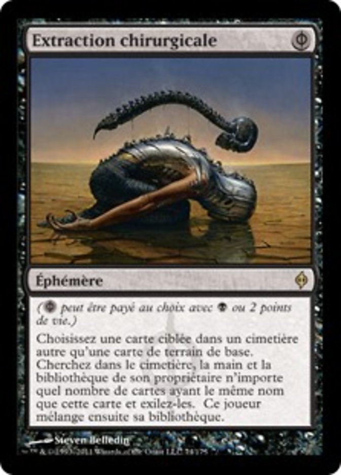 Extraction chirurgicale