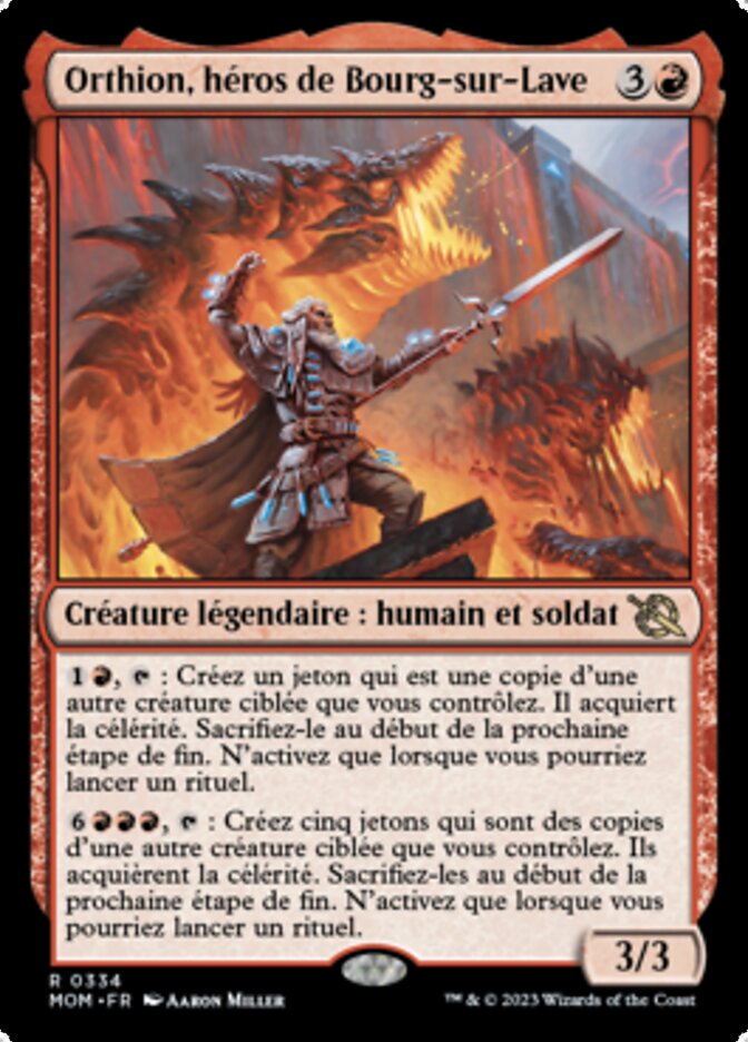 Orthion, héros de Bourg-sur-Lave