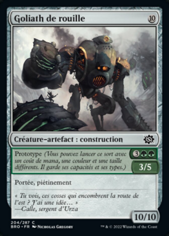 Goliath de rouille