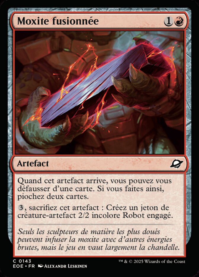 Moxite fusionnée