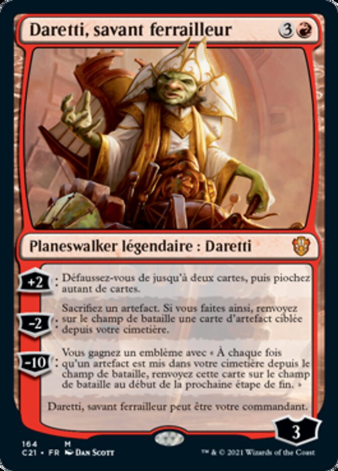 Daretti, savant ferrailleur
