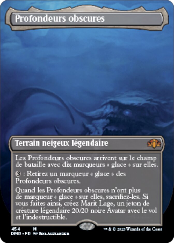 Profondeurs obscures