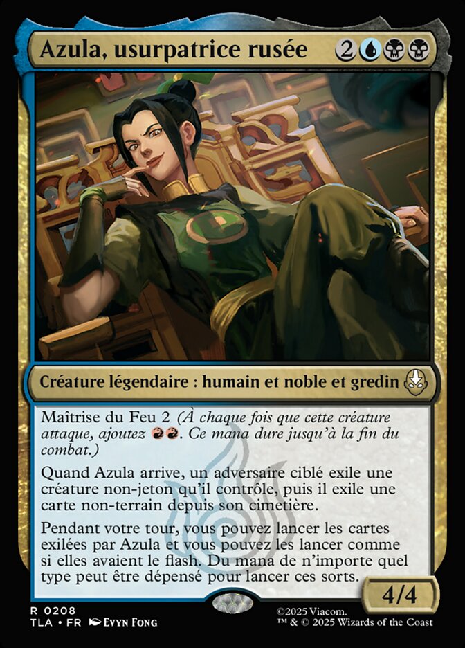 Azula, usurpatrice rusée