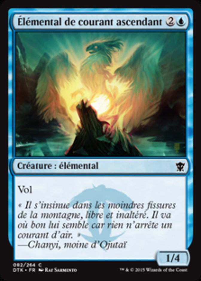 Élémental de courant ascendant