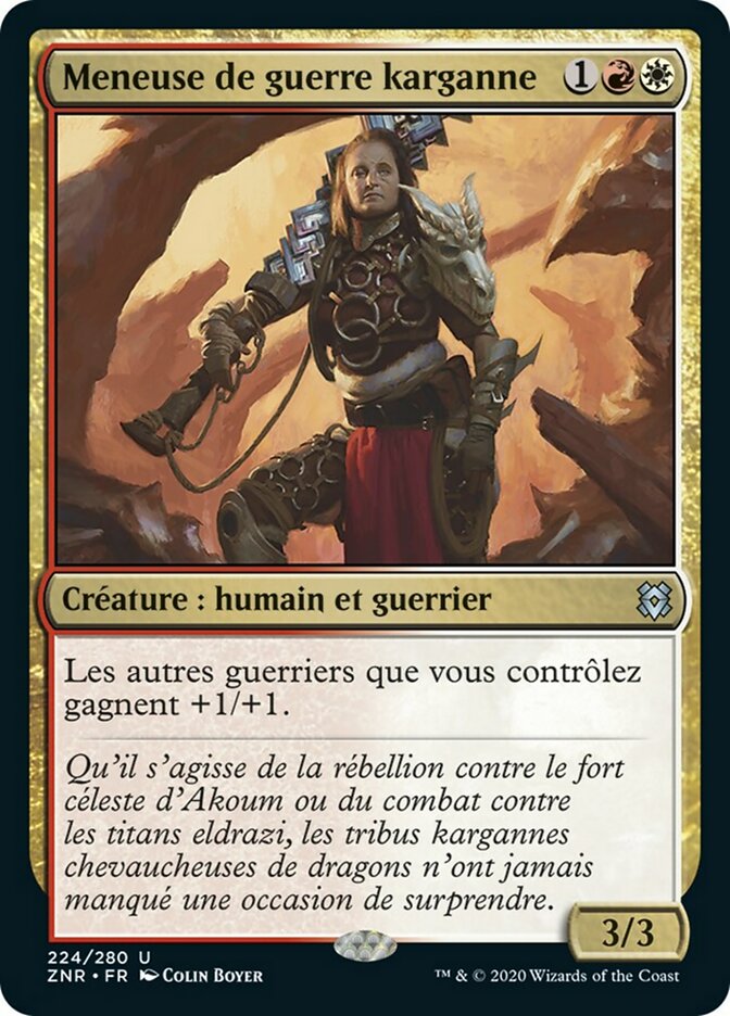 Meneuse de guerre karganne