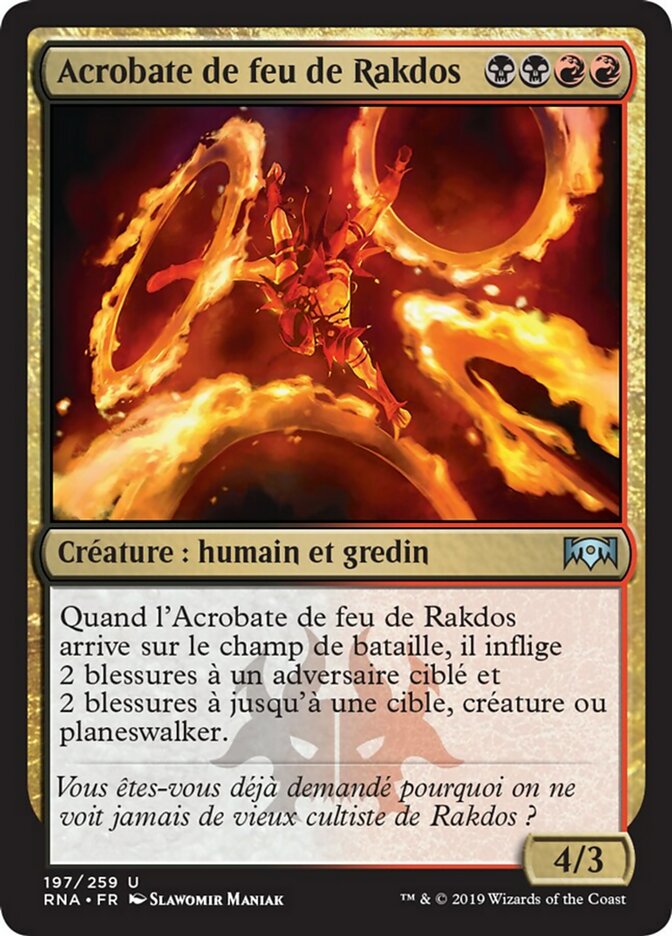 Acrobate de feu de Rakdos