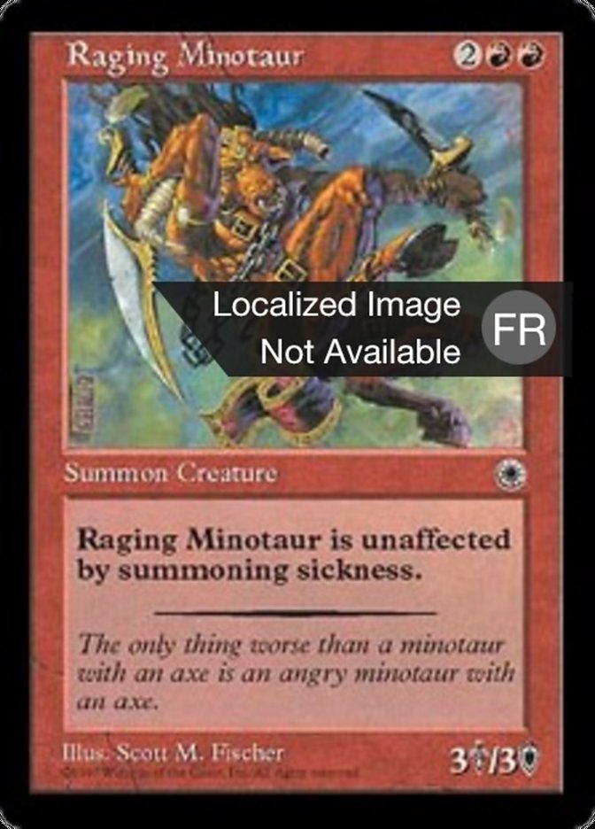 Minotaure enrage