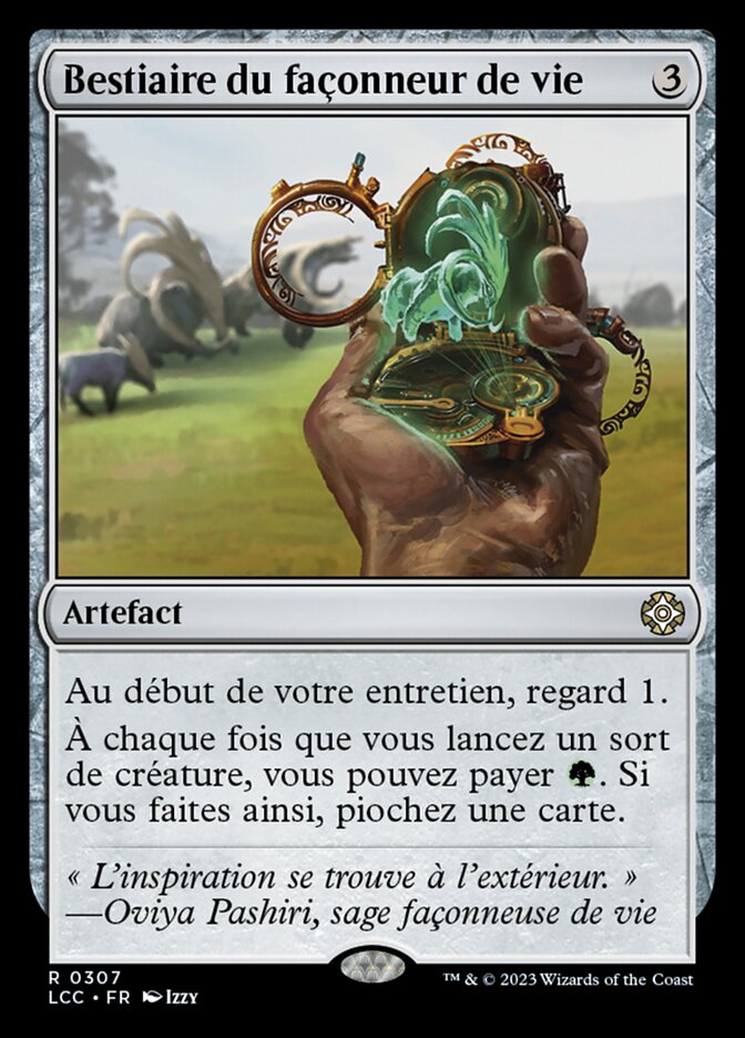 Bestiaire du façonneur de vie