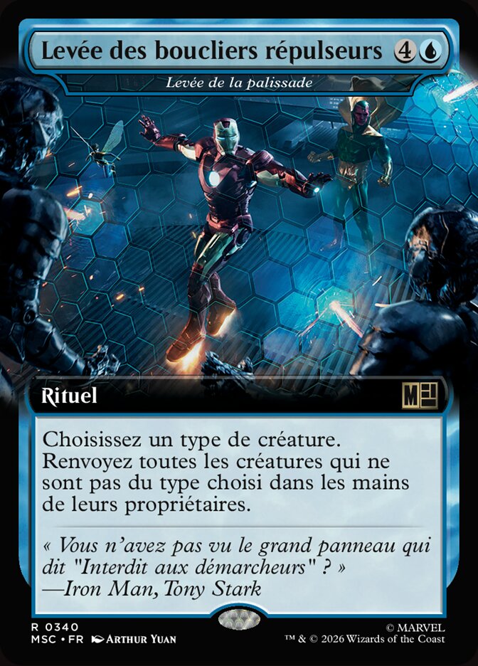 Levée de la palissade