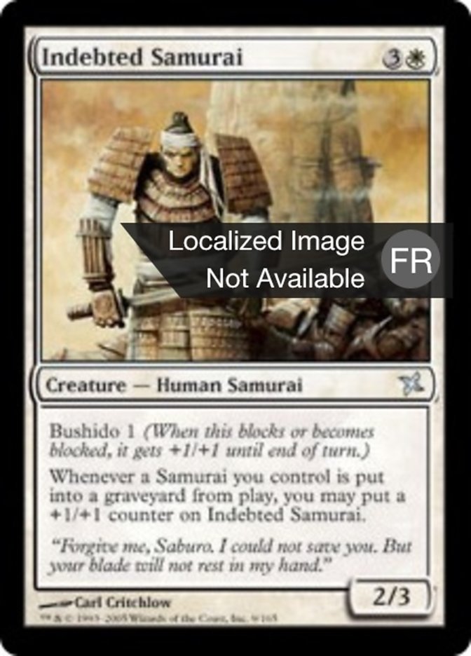 Samouraï redevable