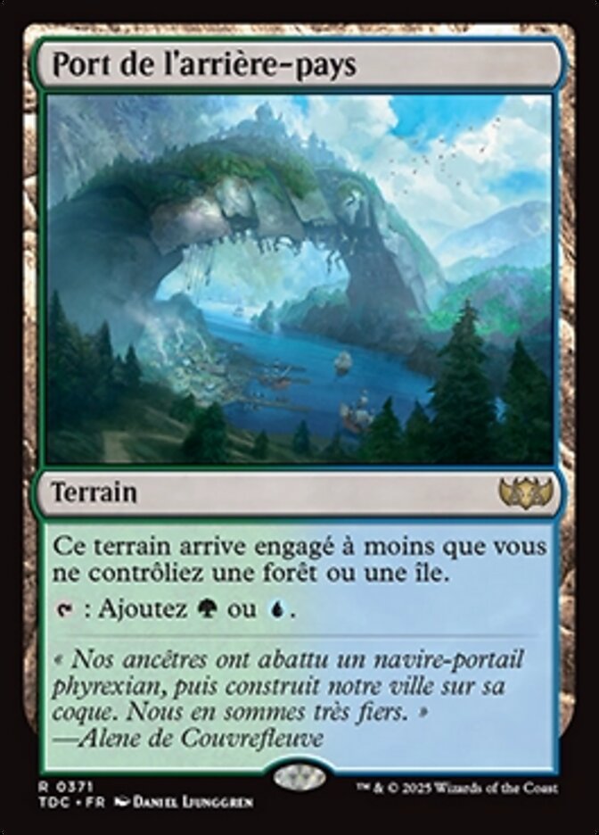 Port de l'arrière-pays