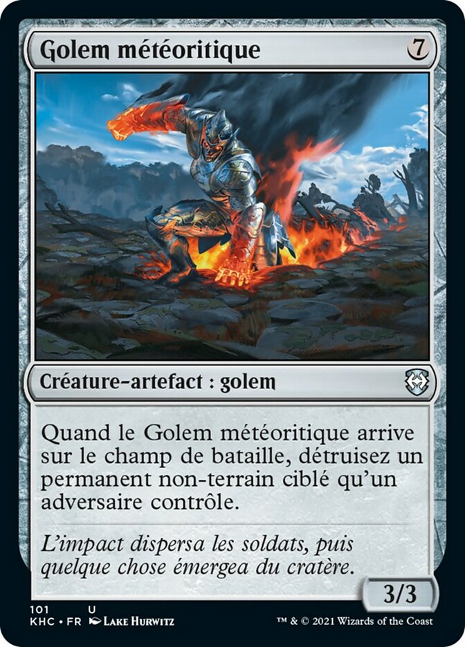 Golem météoritique