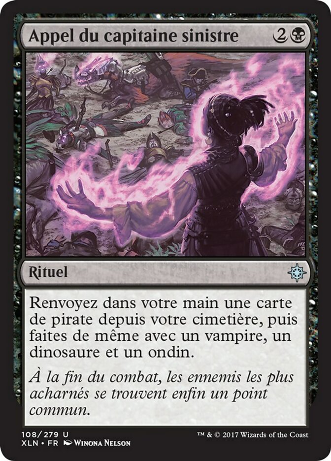 Appel du capitaine sinistre
