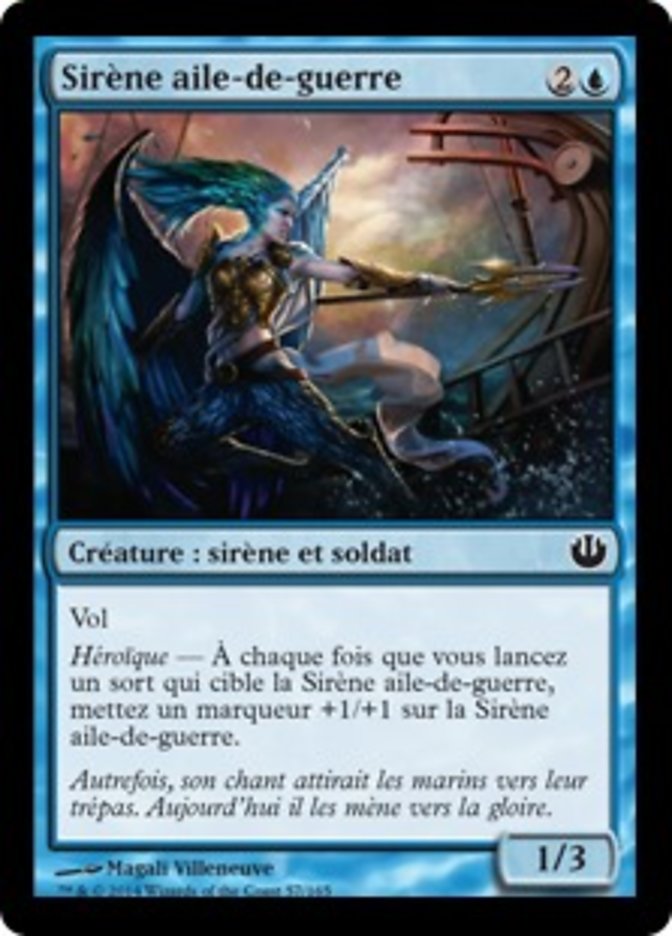 Sirène aile-de-guerre