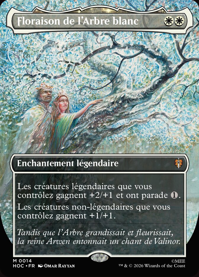 Floraison de l'Arbre blanc