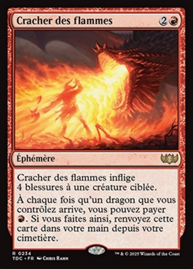Cracher des flammes