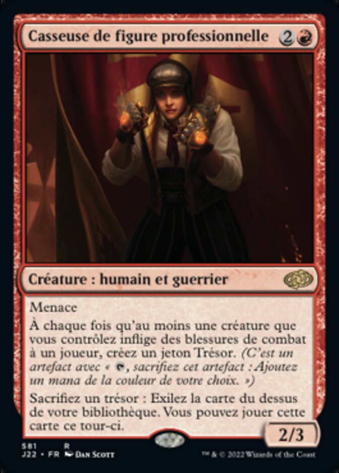 Casseuse de figure professionnelle