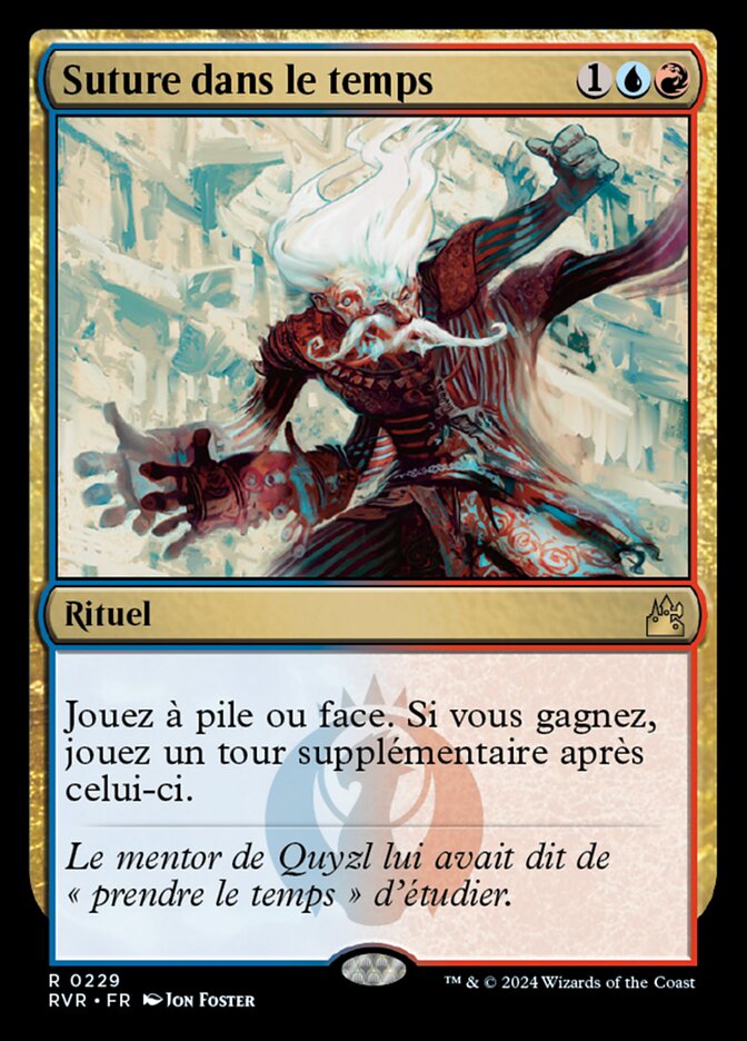 Suture dans le temps