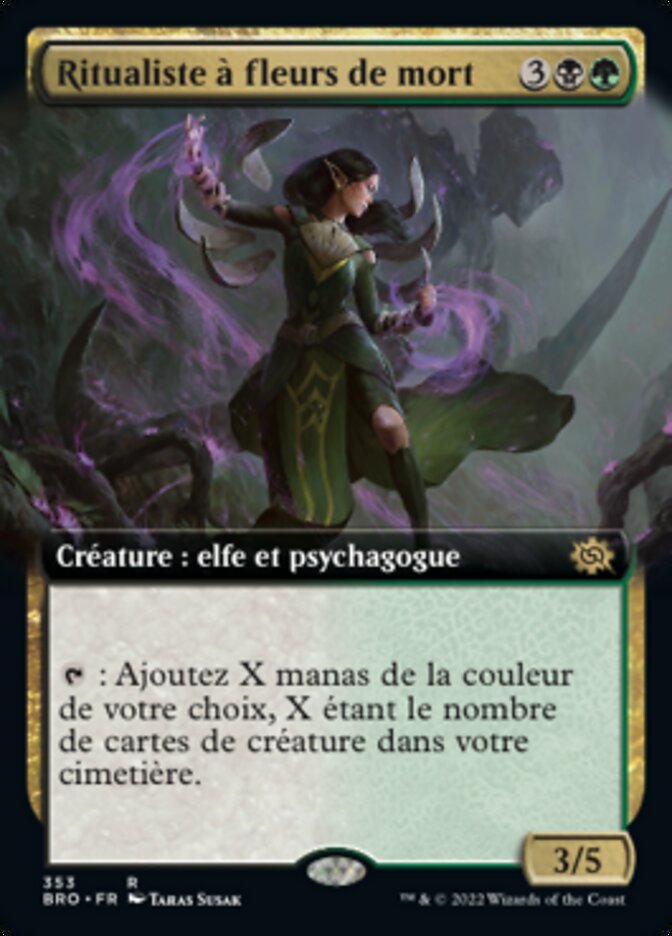 Ritualiste à fleurs de mort