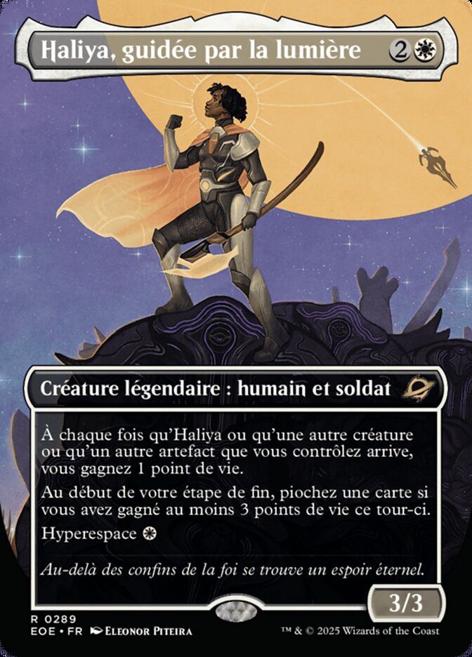 Haliya, guidée par la lumière