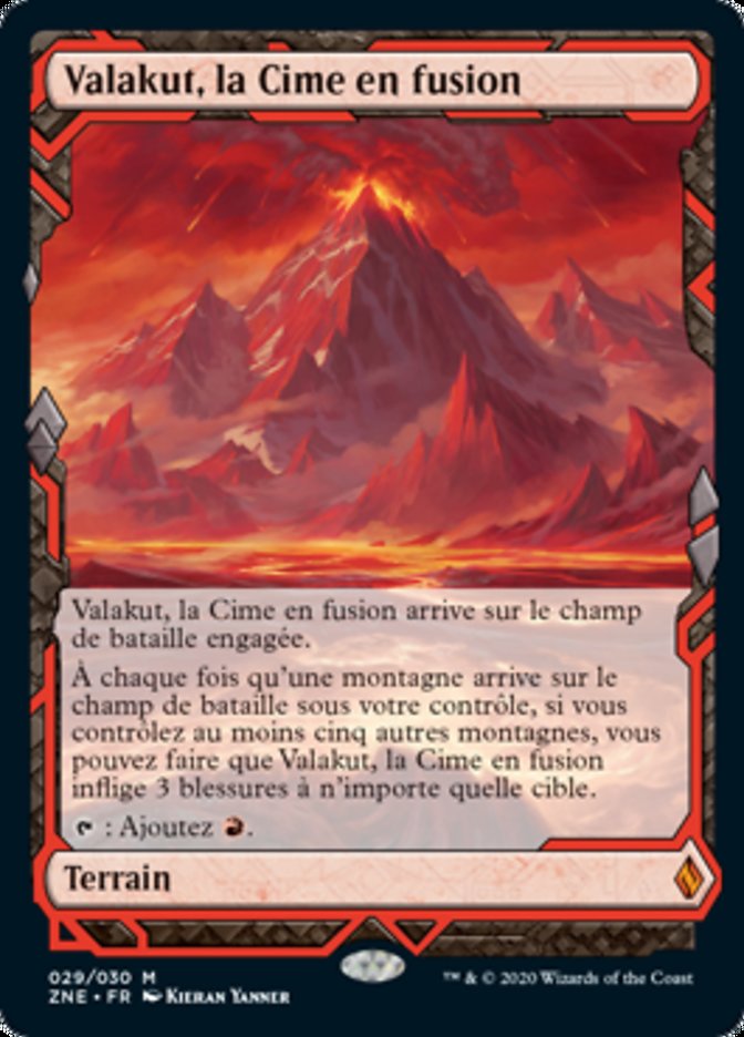 Valakut, la Cime en fusion