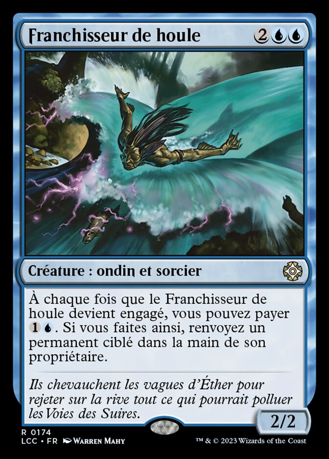 Franchisseur de houle