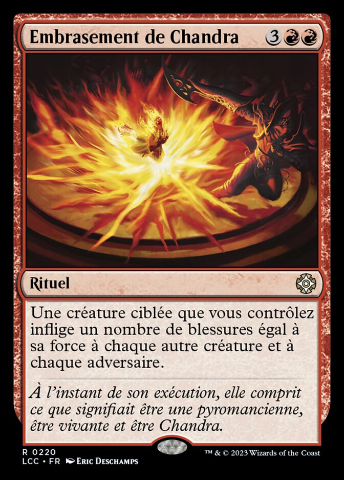 Embrasement de Chandra