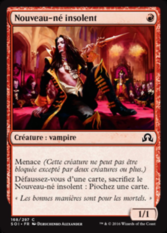 Nouveau-né insolent